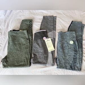 3 NWT Pink Leggings